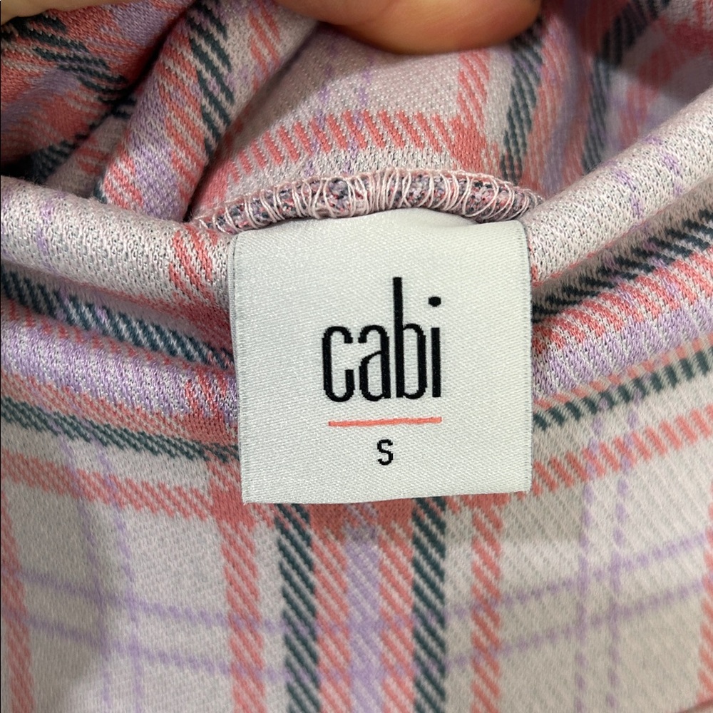 CAbi Pink Plaid Ankle Pants - Picture 4 of 15